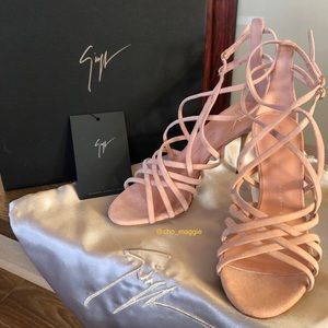 Giuseppe Zanotti Pink Strappy Heels sz37